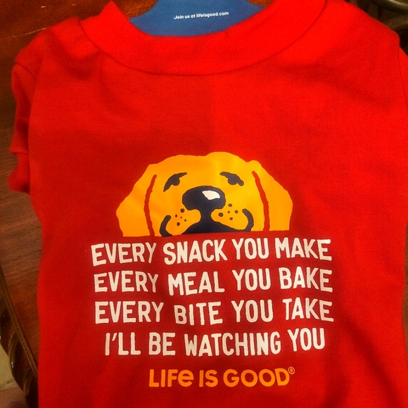 Life is Good. Doggie tshirt - Picture 1 of 6